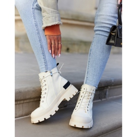 S.Barski Sneakers Mujer Larina Boots Beige Claro 4