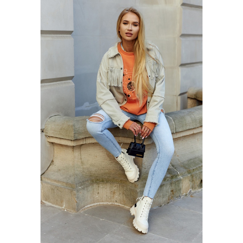 S.Barski Sneakers Mujer Larina Boots Beige Claro 1