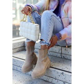 Lemar Botas Mujer Ante Beige Claro Kennel 2