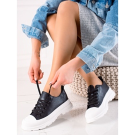 TRENDI Zapatillas Casual Negras negro 1