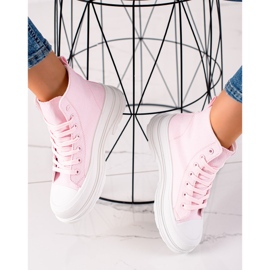 TRENDI Zapatillas Rosa Altas rosado 2