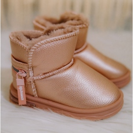 PA1 Botas de nieve para niños Pink Frosty rosado rosado 1