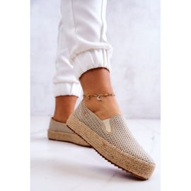 Zapatillas Trenzadas Mujer Slip On Big Star JJ274394 Beige 3