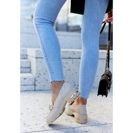 PA2 Mocasines Mujer Mocasines Piel Beige Mollie 2