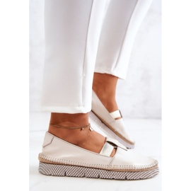 Mocasines Mujer Piel Maciejka 05432-22 Beige Claro 6