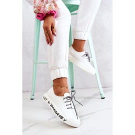 S.Barski Zapatillas Mujer De Piel Con Plataforma Blanco Marien 5