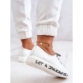 S.Barski Zapatillas Mujer De Piel Con Plataforma Blanco Marien 8
