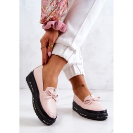 Vinceza Mocasines Mujer Piel Rosa Cannes rosado 2