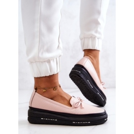 Vinceza Mocasines Mujer Piel Rosa Cannes rosado 4