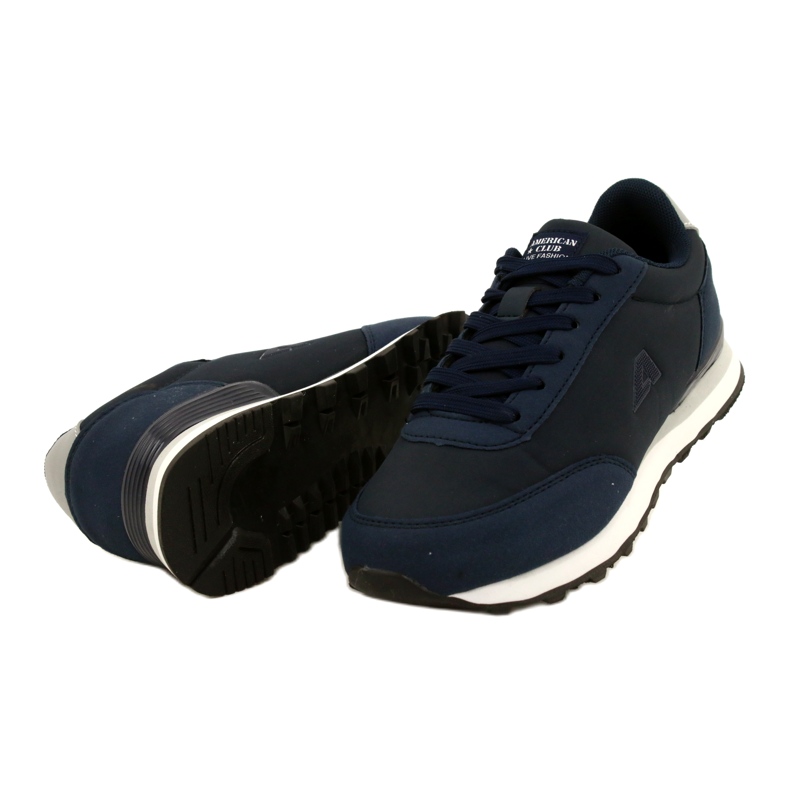 Zapatillas Deportivas Mujer Con Suela EVA American Club HA38 Azul Marino 3