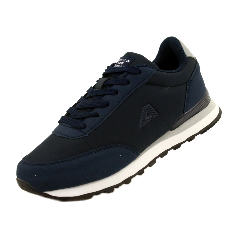 Zapatillas Deportivas Mujer Con Suela EVA American Club HA38 Azul Marino 4