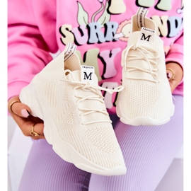 PS1 Deportivas Deportivas Tejido Beige Claro Nolene 1 PS1 Deportivas Deportivas Tejido Beige Claro Nolene 1