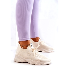 PS1 Deportivas Deportivas Tejido Beige Claro Nolene 4 PS1 Deportivas Deportivas Tejido Beige Claro Nolene 4