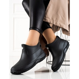 TRENDI Botas negras bajas negro 2