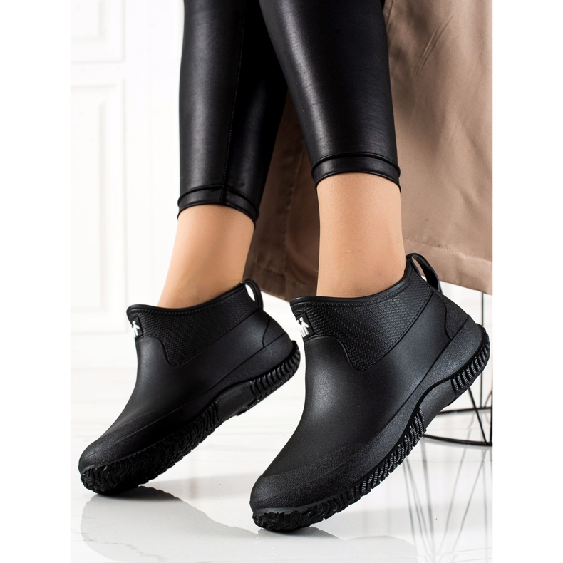 TRENDI Botas negras bajas negro 1