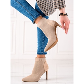 S. BARSKI Botas a juego en un pin S.BARSKI beige 3
