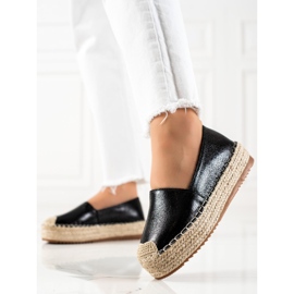 Clowse Alpargatas negras brillantes negro 2