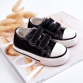 Deportivas Infantiles Velcros Bernie Negras negro 3