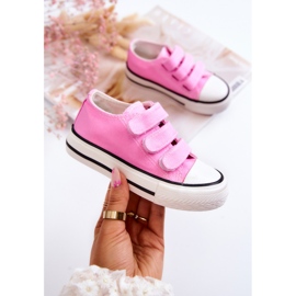 Deportivas Infantiles Con Velcro Rosa Bernie rosado 2 Deportivas Infantiles Con Velcro Rosa Bernie rosado 2