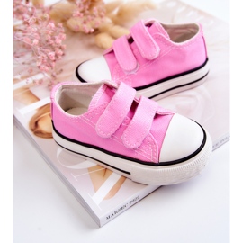 Deportivas Infantiles Con Velcro Rosa Bernie rosado 6