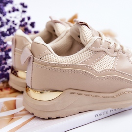 FR1 Deportivas Infantiles Sneakers Beige Kizzie 1
