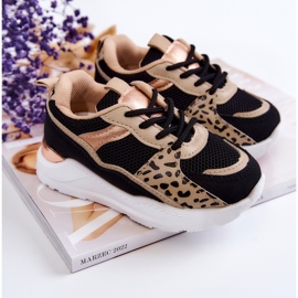 FR1 Deportivas Infantiles Deportivas Deportivas Negras y Beige Kizzie 1
