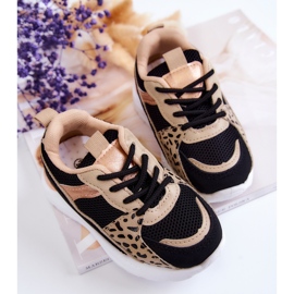 FR1 Deportivas Infantiles Deportivas Deportivas Negras y Beige Kizzie 5