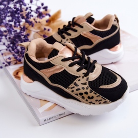 FR1 Deportivas Infantiles Deportivas Deportivas Negras y Beige Kizzie 2