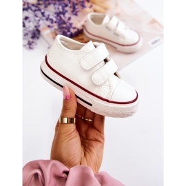 Deportivas Infantiles De Piel Deportivas Con Velcros Blanco Foster 4