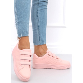Zapatillas Saanvi Rosa con velcro rosado 4