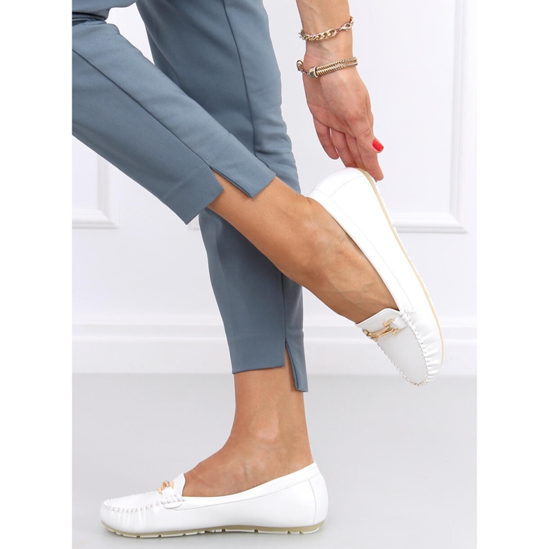 Mocasines de mujer Pihu Blanco 1