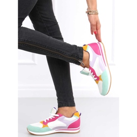 Deportivas de mujer Pokki Fushia rosa multicolor 1