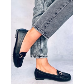 Mocasines mujer Leoni Negro 2