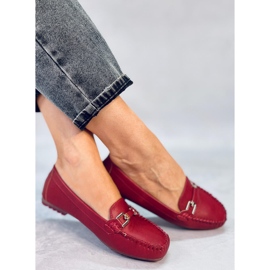 Mocasines mujer Leoni Burdeos rojo 1 Mocasines mujer Leoni Burdeos rojo 1