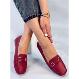 Mocasines mujer Leoni Burdeos rojo 2 Mocasines mujer Leoni Burdeos rojo 2