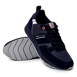 Deportivas Hombre Cross Jeans JJ1R4015C Azul marino 8