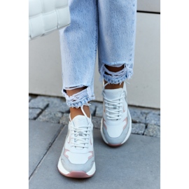 Vinceza Zapatillas Deportivas Mujer Deportivas Blanco-Gris Spencer 3