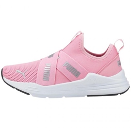 Puma Wired Run Slip On Verano Jr 383732 01 rosa 1