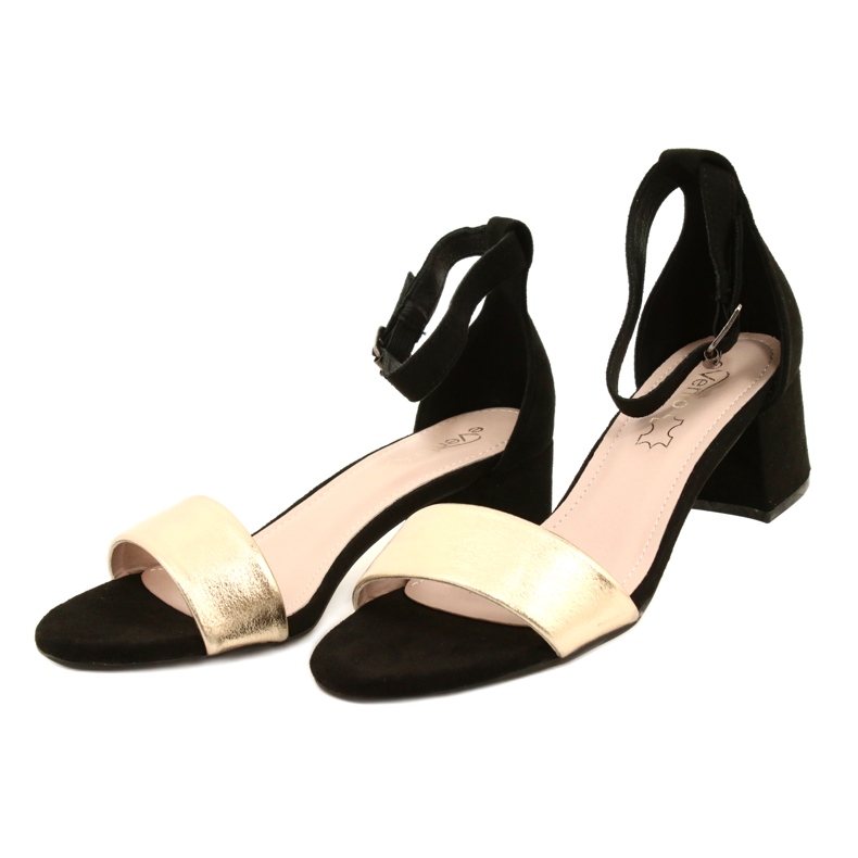 Sandalias Negras y Doradas On A Bar Evento 20SD98-1618 negro dorado 2