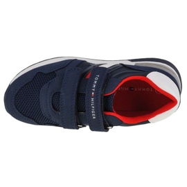 Tommy Hilfiger Low Cut Velcro Sneaker Jr T1B4-30481-0732800 azul marino 2