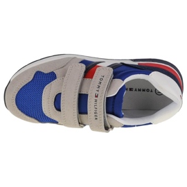 Tommy Hilfiger Zapatilla deportiva con velcro de corte bajo T1B4-32236-1040X602 gris 2