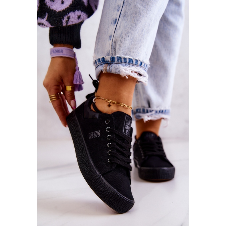 Zapatillas Bajas Mujer Big Star JJ274563 Negro 1