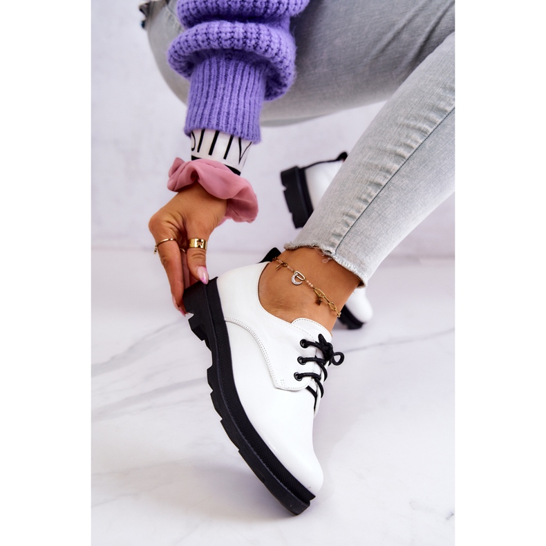 S.Barski Zapatos Brogues Clásicos Mujer Oxford Blanco Colton 1 S.Barski Zapatos Brogues Clásicos Mujer Oxford Blanco Colton 1