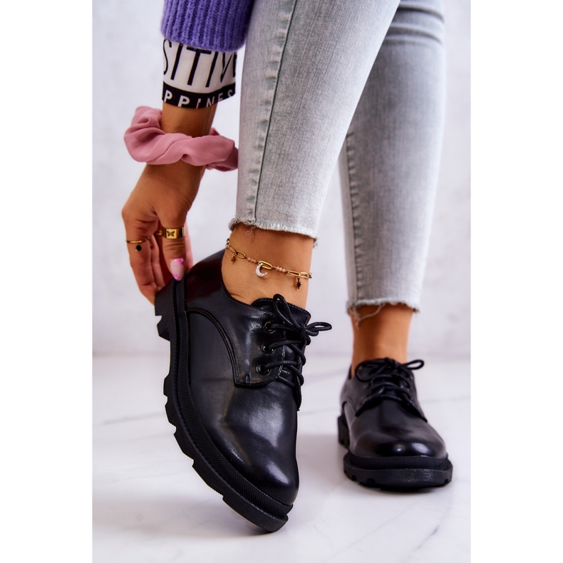 S.Barski Zapatos Oxford Clásicos Mujer Negro Colton 1 S.Barski Zapatos Oxford Clásicos Mujer Negro Colton 1