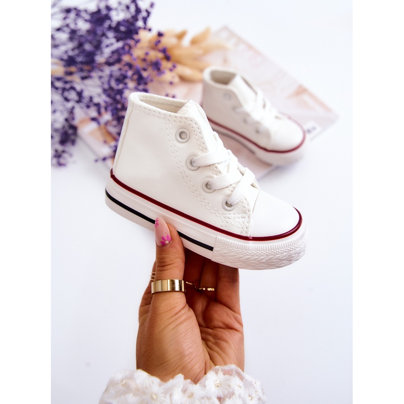 Deportivas Altas Infantiles Blanco Marney 1