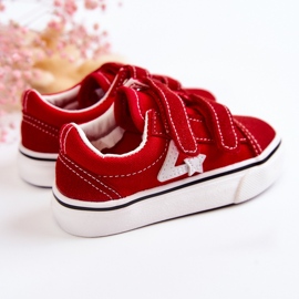 Zapatillas Clásicas Infantiles Rojas Phiris Velcro rojo 3