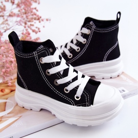 FR1 Zapatillas Altas Infantiles Freeze Blanco y Negro 3