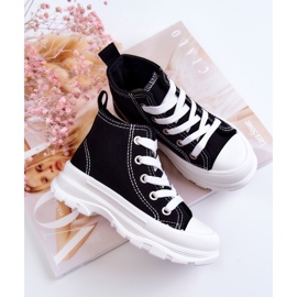 FR1 Zapatillas Altas Infantiles Freeze Blanco y Negro 4