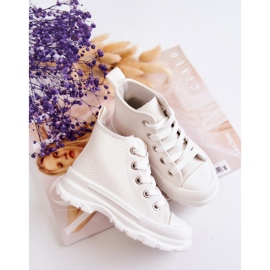 FR1 Deportivas Altas Infantiles Blancas Freeze blanco 3
