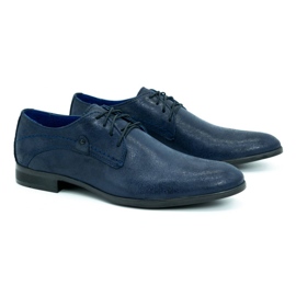 Polbut Zapatos de vestir hombre piel C3LAK azul marino 2
